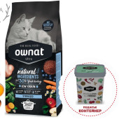   Натурална суха храна Ownat Ultra Sterilised Cat - с пряснo пуешко месо, за кастрирани котки